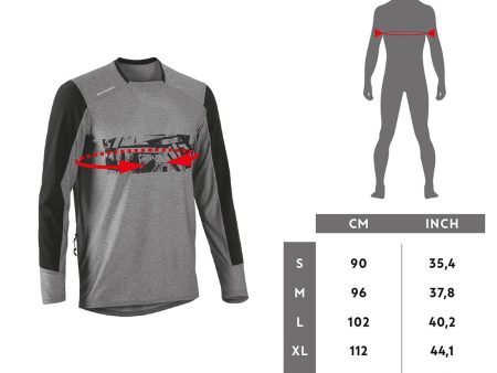 ST 100 Long-Sleeved Mountain Biking Jersey Hot on Sale