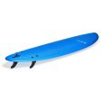 Kid s Foam Longboard Surfboard 7  + Leash & 3 Fins - 100 Fashion