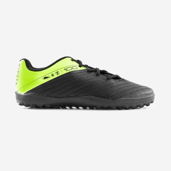 Hard Ground Football Boots Agility 100 HG - Black Yellow Supply