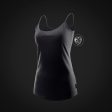 Women’s Mountain Trek Tank Top Merino Wool - MT500 Black For Sale