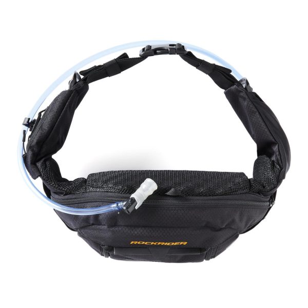 Mountain Bike Waist Bag All Mountain w  Water Bladder - Black Hot on Sale