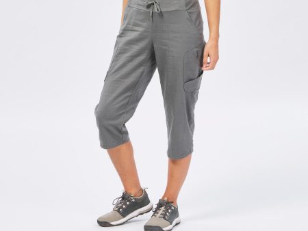 Women s Cropped Hiking Trousers - NH500 For Discount