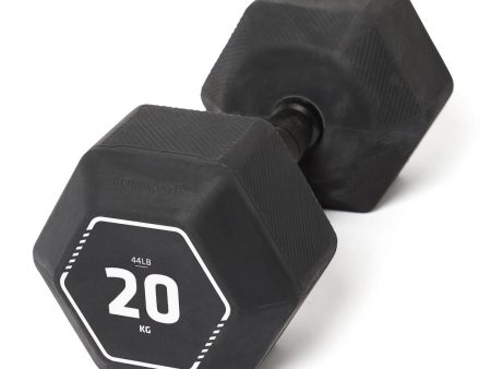 Weight Training & Cross Training Hex Dumbbell - 20kg - Black on Sale