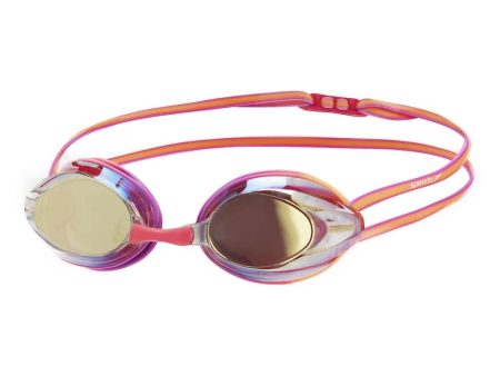 Speedo Jr Opal Mirror Orchid Papaya Red Goggles Online Hot Sale