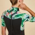 Girl’s Surfing Shorty Wetsuit Neoprene 1.5mm - 500 Tiare Black on Sale