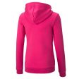 Puma ESS Logo Girl s Hoodie TR G - Pink For Cheap