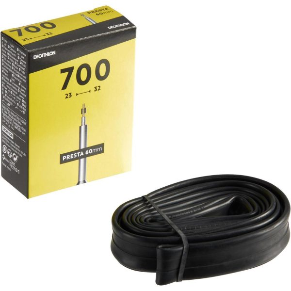 700x23 32mm Presta Valve Inner Tube (60mm) Supply