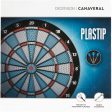 Plastip Dartboard w  3 Darts Cheap