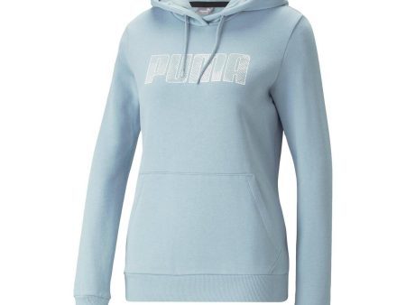 Puma Mass Merchants Style Women s Hoodie FL - Sky Blue Online Hot Sale