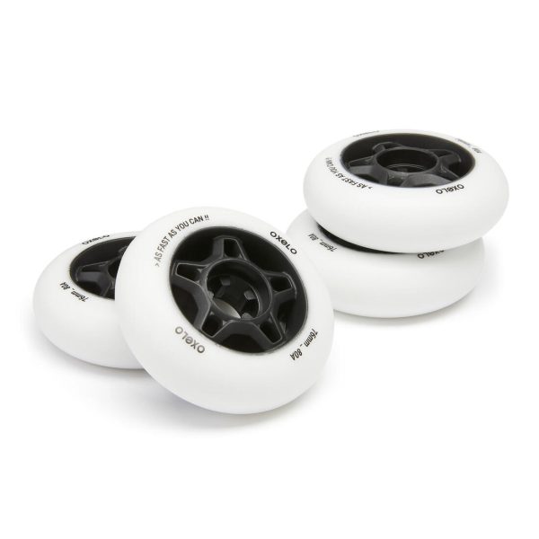 Oxelo Inline Skate Wheel X4 - 76mm Online now