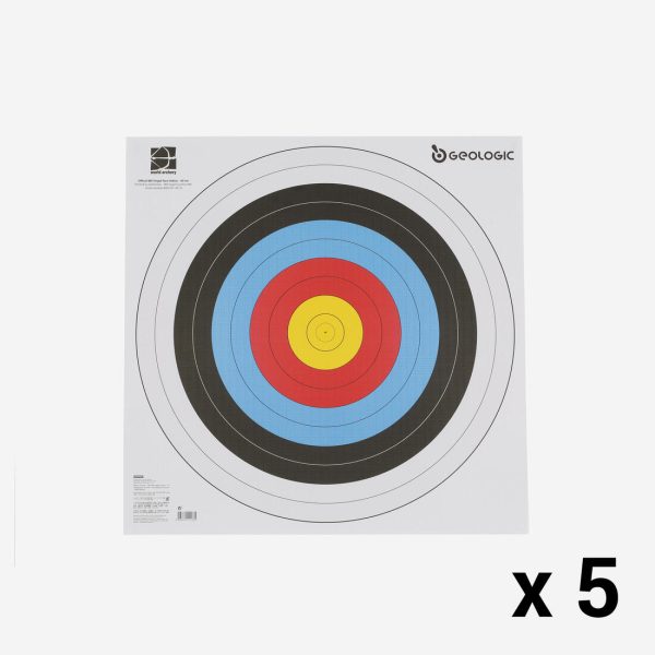 5 Archery Target Faces 60x60 For Discount