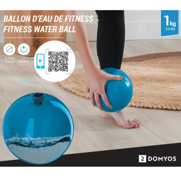 1 kg Fitness Water Ball - Blue Fashion