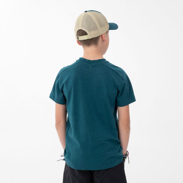 Kid s Hiking T-shirt Age 7-15 - MH100 Online now