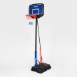 Kids  Adjustable (1.6m to 2.2m) Basketball Hoop on Stand K900 - Blue Black Hot on Sale