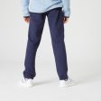 Domyos Kid s Warm Brushed Jersey Jogging Bottoms - Navy Online