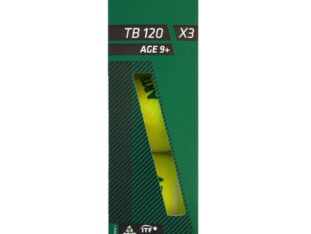 TB120 Tennis Ball x 3 - Green Fashion