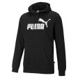 Puma Essentials Big Logo Men s Hoodie Black on Sale