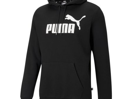 Puma Essentials Big Logo Men s Hoodie Black on Sale