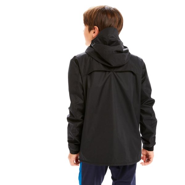 Kipsta T500 Kid s Football Jacket - Rainproof - Black Sale