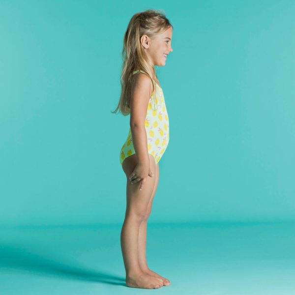 Baby Girl s Swimsuit One-piece - Lemon Print on Sale