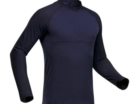 Men’s Long-sleeved T-shirt - Tropic 900 Blue For Cheap