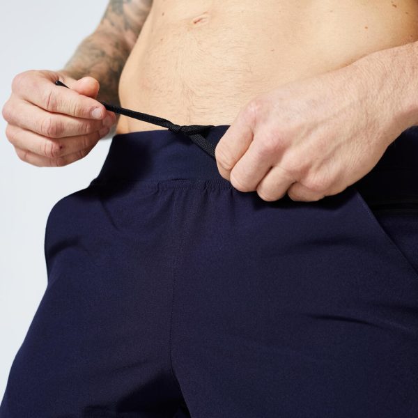 Men s Zip Pocket Breathable 2-in-1 Fitness Shorts Supply