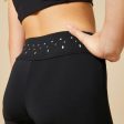 Domyos Girl s Sequin Gymnastics Leggings - Black For Cheap