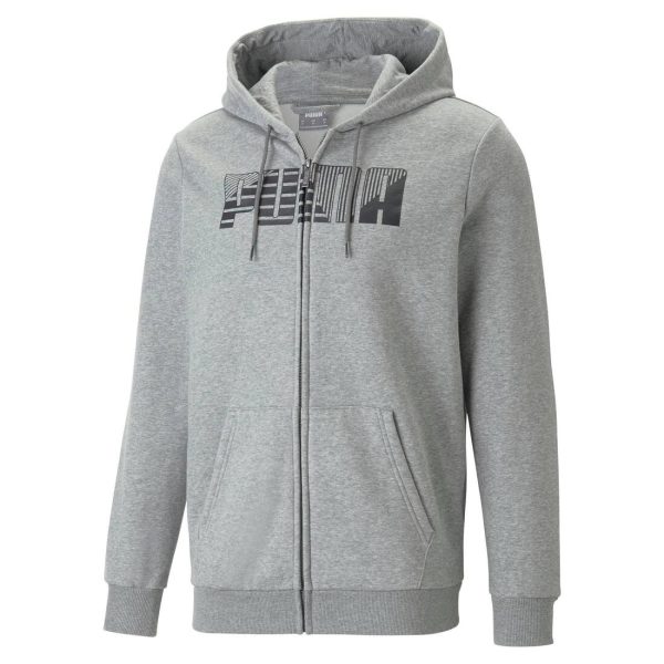 Puma Mass Merchants FZ Men s Hoodie FL - Grey Supply