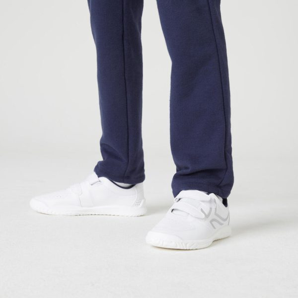 Domyos Kid s Warm Brushed Jersey Jogging Bottoms - Navy Online