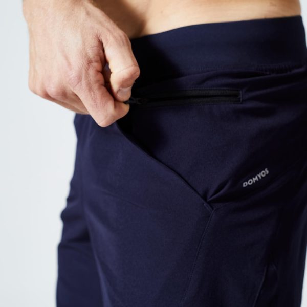 Men s Zip Pocket Breathable 2-in-1 Fitness Shorts Supply