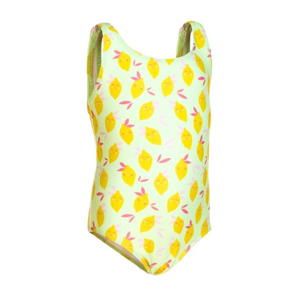 Baby Girl s Swimsuit One-piece - Lemon Print on Sale