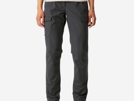 Women s Travel Trekking Cargo Trousers Cotton - Travel 100 Grey on Sale