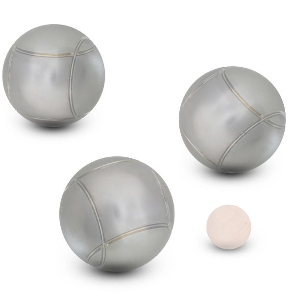 Set of Grooved Recreational Petanque Boules 3-pack - 100 Sale