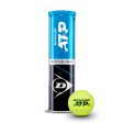 DUNLOP ATP Tennis Ball 4-pack For Cheap