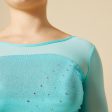 Girls  Gym Leotard - Turquoise Fashion