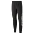 PUMA ESS+ Logo Lab Men s Sweatpants FL cl - Black For Discount