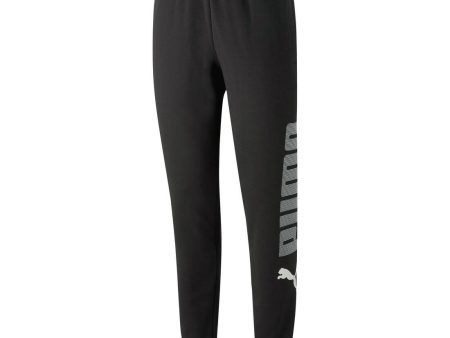 PUMA ESS+ Logo Lab Men s Sweatpants FL cl - Black For Discount