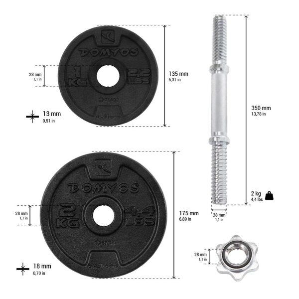 Domyos 20kg Dumbbell Kit Online now