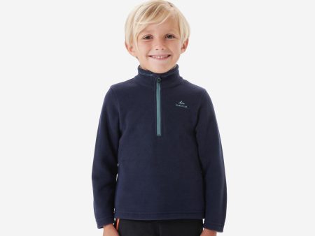 MH100 Kid s Hiking Fleece - Ages 2-6 - Navy Blue Sale