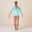 Girls  Gym Leotard - Turquoise Fashion